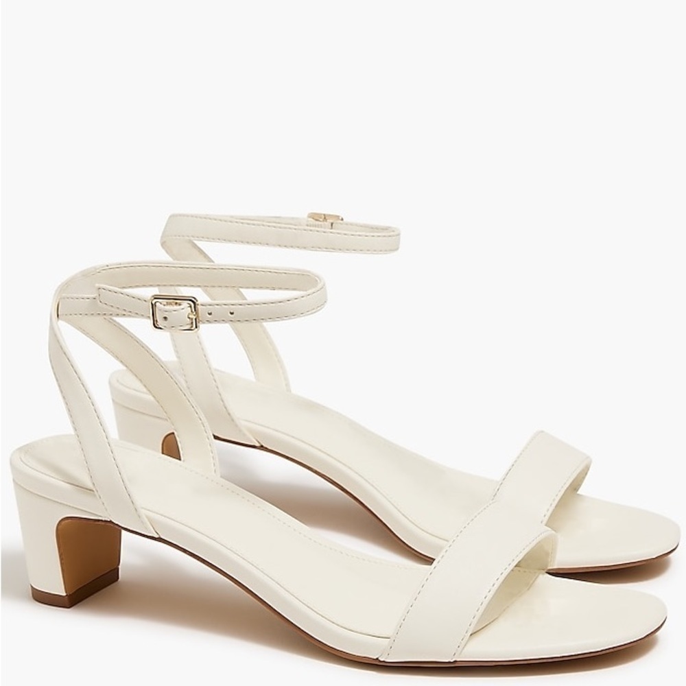 J Crew Strappy low heels BN860